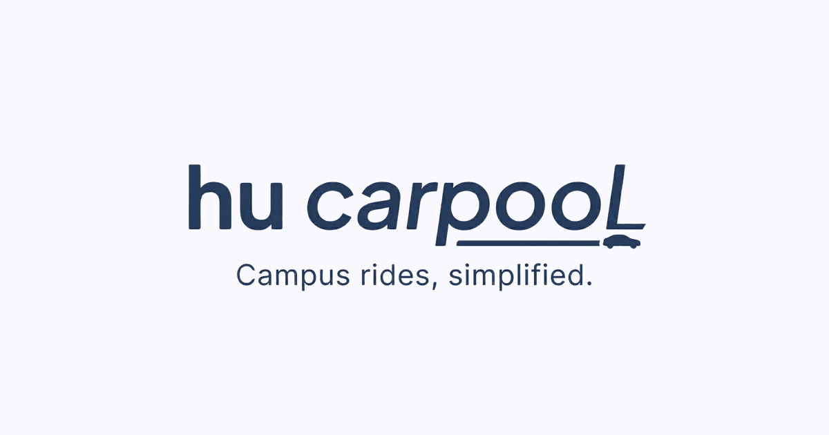HU-Carpool interface architecture designed by Sheikh Muhammad Muneeb